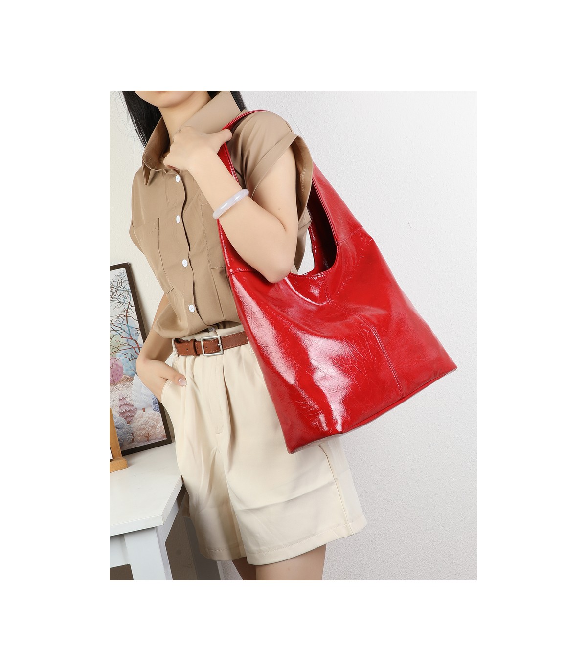 T11973-Bolso de Hombro Hobo Clásico