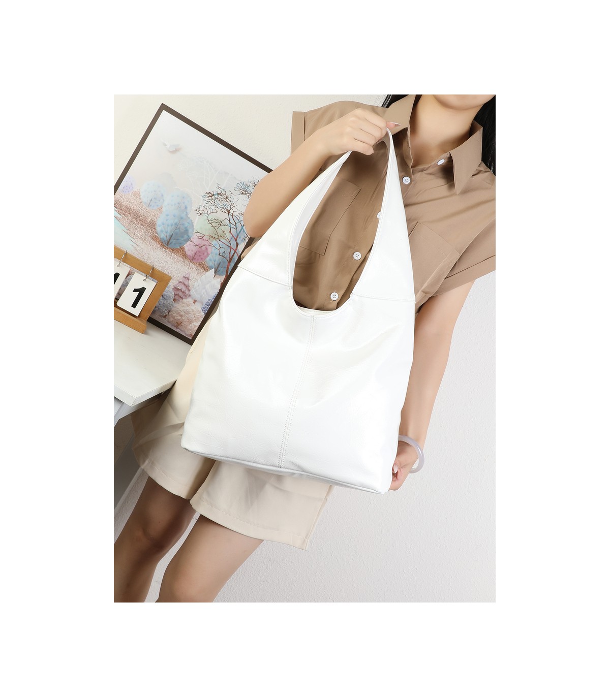 T11973-Bolso de Hombro Hobo Clásico