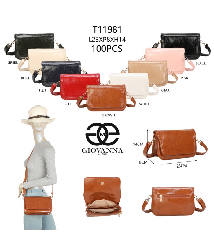 T11981-Bandolera Compacta de Solapa