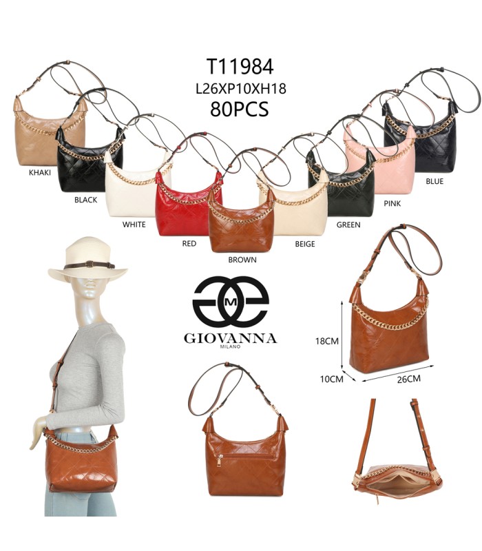 T11984-Bandolera de Hombro Medialuna