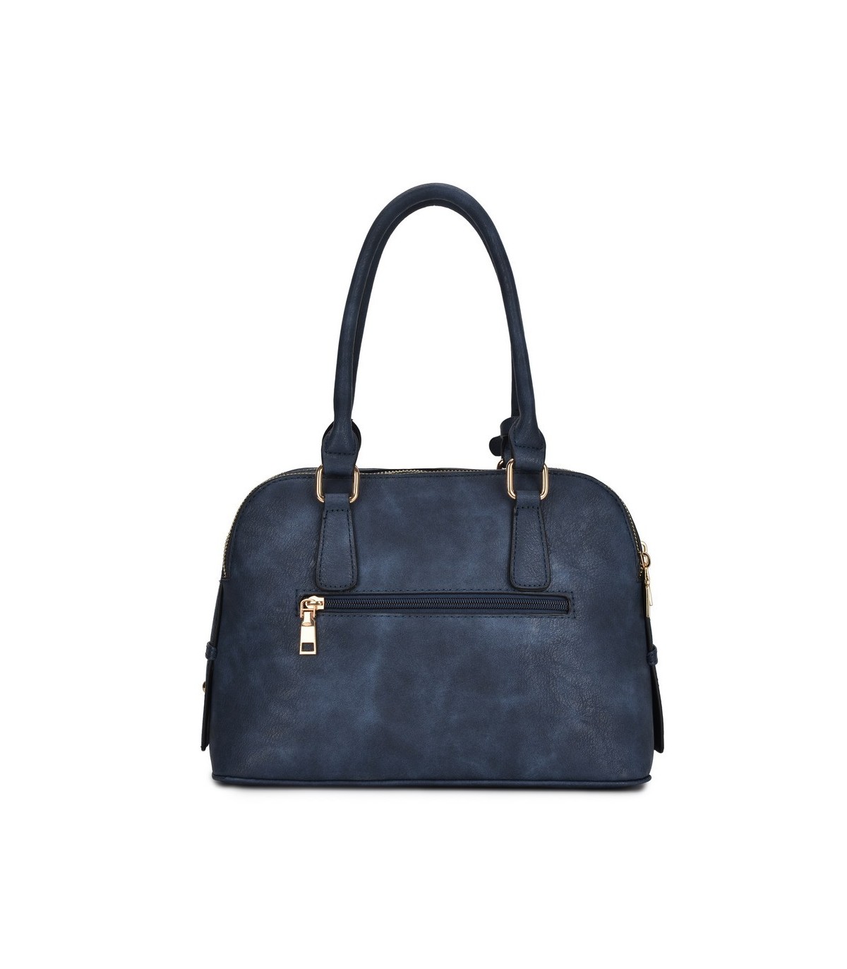 T10591 - Bolso de hombro con triple cremallera