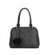 T10591 - Bolso de hombro con triple cremallera