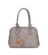 T10591 - Bolso de hombro con triple cremallera